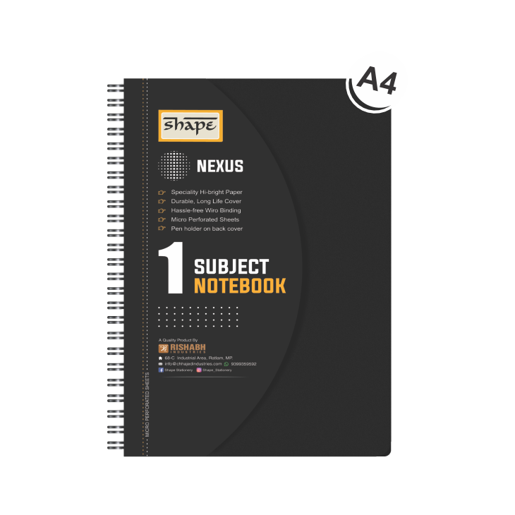 Nexus Notebook - Single Subject A4