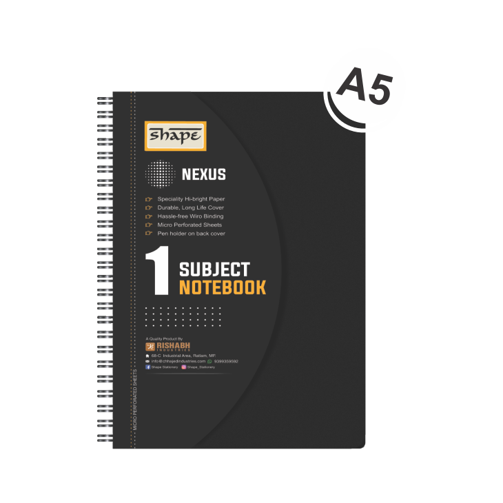Nexus Notebook - Single Subject A5