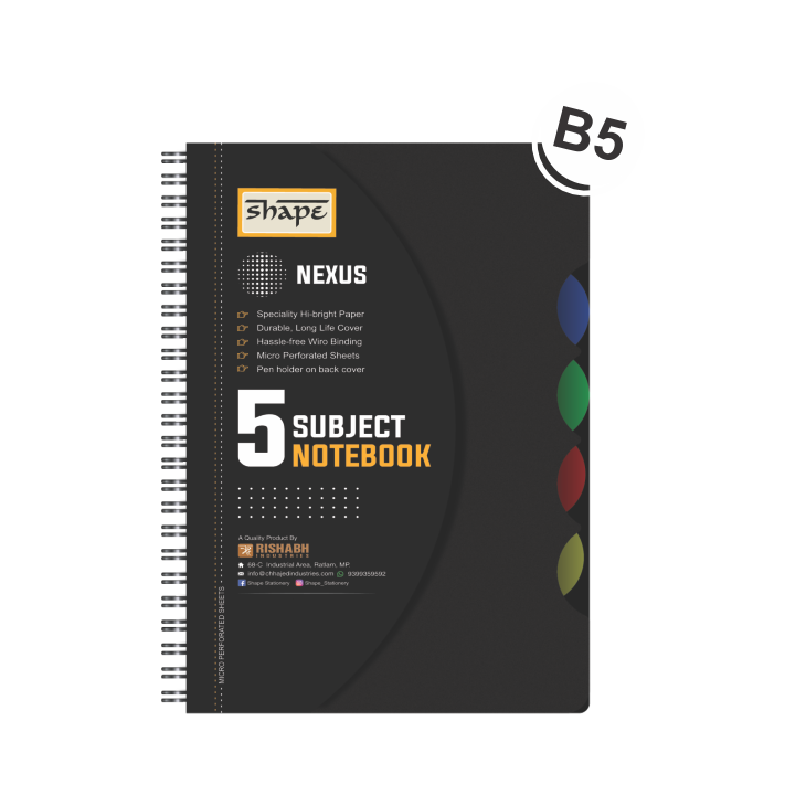 Nexus Notebook - 5 Subject B5