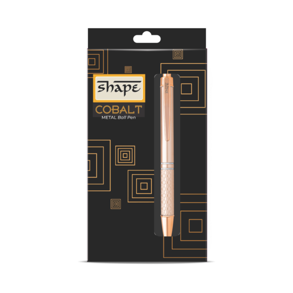 Shape COBALT Ball Pen in blue with silver accents, known as one of the best writing pens for smooth writing