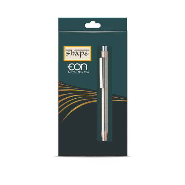 Shape Eon Ball Pen featuring a minimal ergonomic design and modern metallic finish, known as the best lightweight pen
