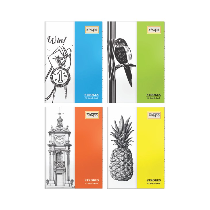 Strokes Sketch Book -A5