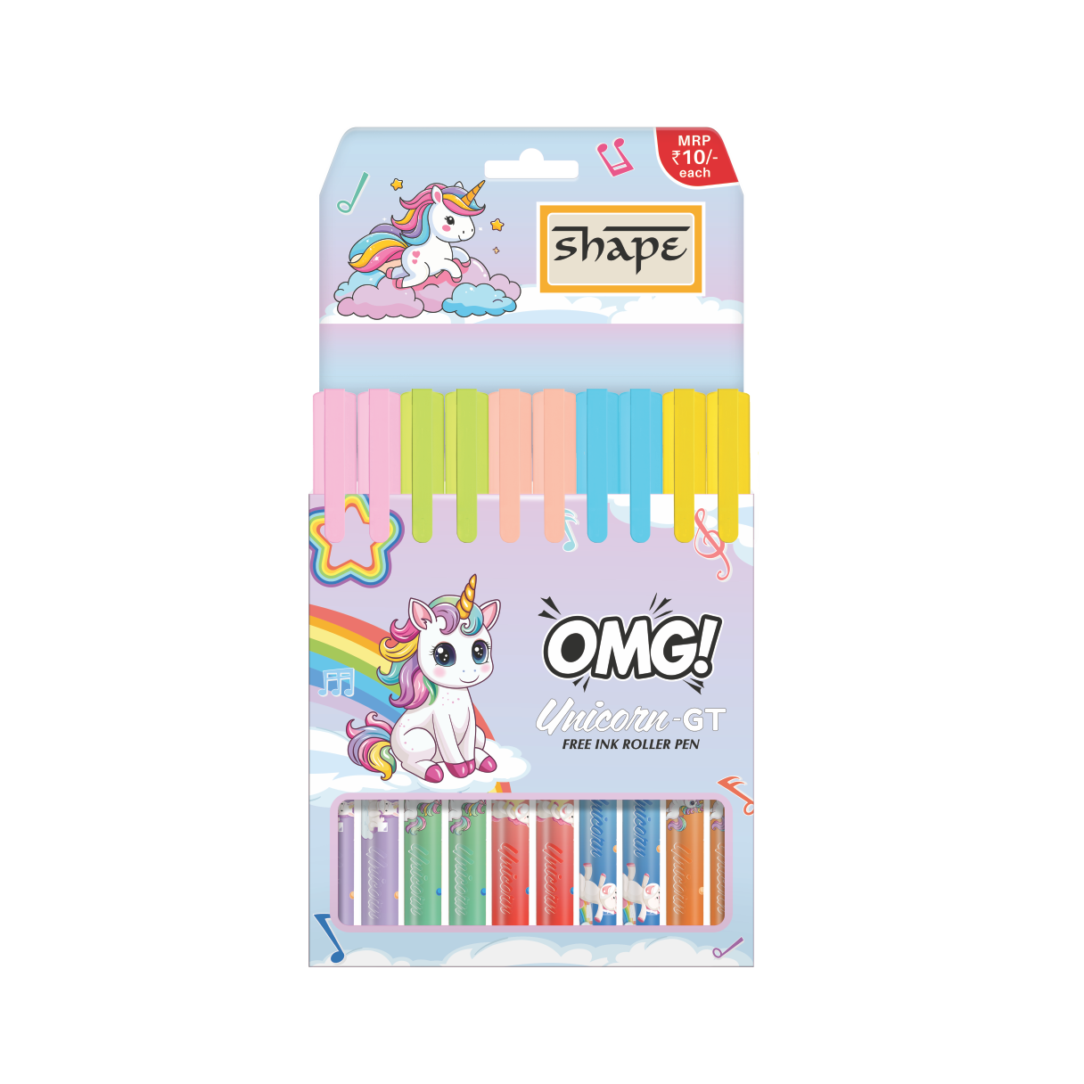 OMG Unicorn-GT Free Ink Roller Pen